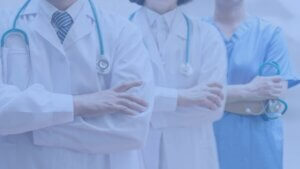 professional team with medical clinic background